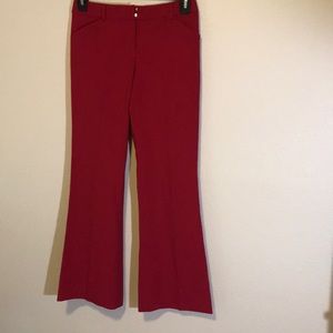 Body by Victoria red pant Christie Fit size 2